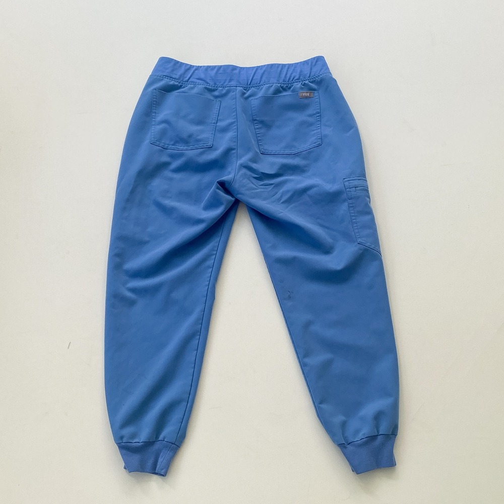 FIGS Scrub Set Top and Jogger Pants Medical Uniform Blue Pockets Women's Size XS - Picture 2 of 10